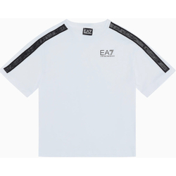Vêtements Garçon T-shirts manches courtes Emporio Armani EA7 3DBT56-BJ02Z Blanc