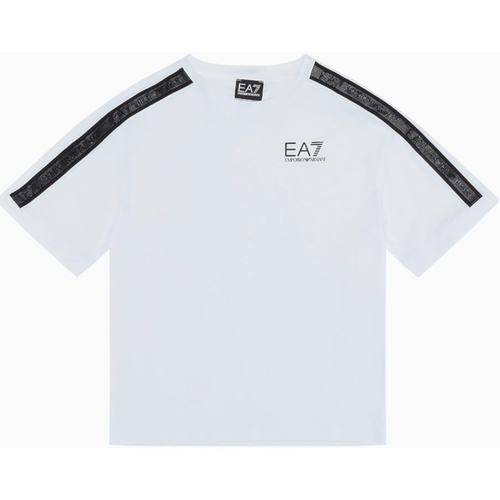 Vêtements Garçon T-shirts manches courtes Emporio Armani EA7 3DBT56-BJ02Z Blanc