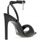 Chaussures Femme Escarpins Steve Madden Sandales noirs  avec talon universel Noir