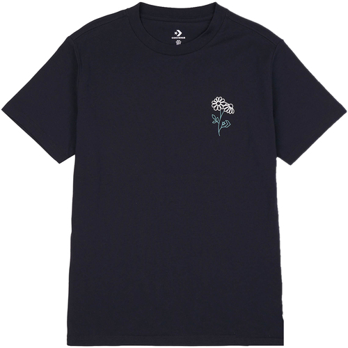 Vêtements Femme T-shirts manches courtes Converse Spring Blooms Flower Noir