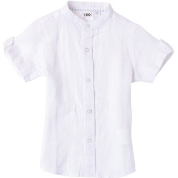 Vêtements Garçon Chemises manches longues Ido 48237 Blanc