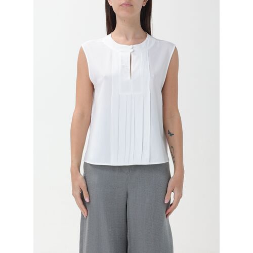 Vêtements Femme Tops / Blouses Emporio Armani E3NK05F2325 101 Blanc