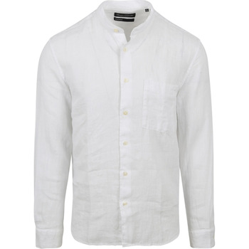 Vêtements Homme Chemises manches longues Marc O'Polo men polo-shirts robes Kids Keepall Blanc