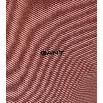 Gant Shield Oxford Piqué Polo Rouge Rouge
