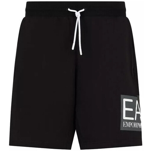 Vêtements Homme Shorts / Bermudas Ea7 Emporio Logo ARMANI Short Noir