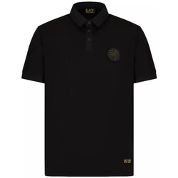 Vêtements Homme T-shirts & Polos Ea7 Emporio leather Armani Polo Noir