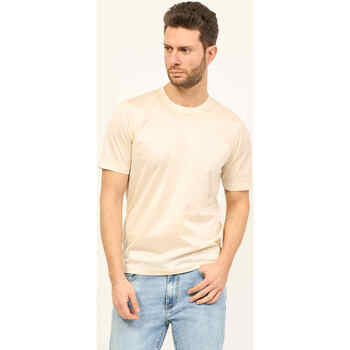 Vêtements Homme T-shirts & Polos Gran Sasso T-shirt ras du cou  en fil d'Écosse Beige