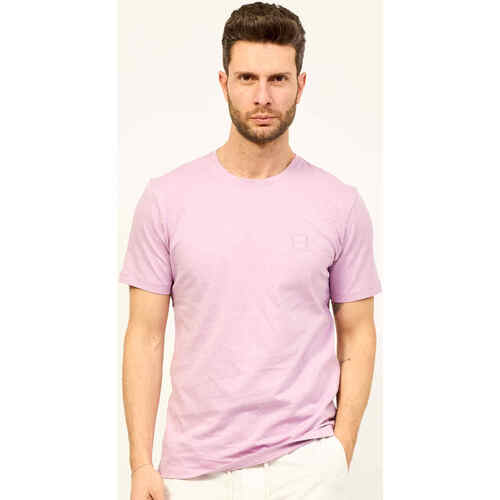 Vêtements Homme T-shirts & Polos BOSS T-shirt homme  en jersey de coton Violet