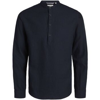 Vêtements Homme Chemises manches longues Jack & Jones 12251025 MAZE-NIGHT SKY Bleu