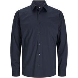Vêtements Homme Chemises manches longues Jack & Jones 12241530 BLAACTIVE-BLACK Noir