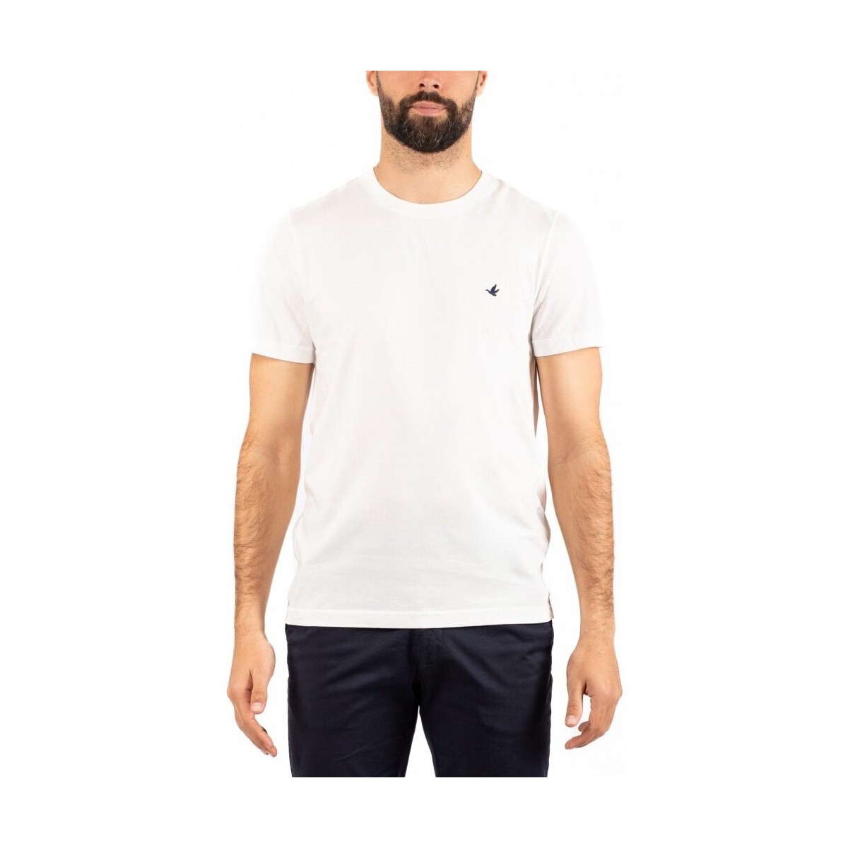 Vêtements Homme T-shirts & Polos Brooksfield T-SHIRT HOMME Blanc