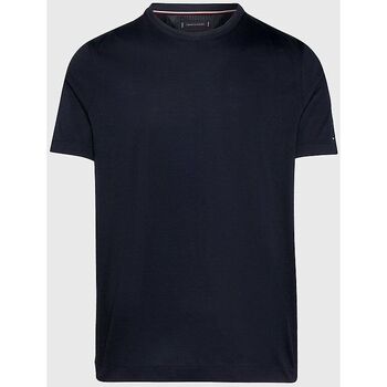 Vêtements Homme Dotted Collared Polo Shirt Tommy Hilfiger MW0MW31526 MERCERIZED TEE-DW5 DESERT SKY Bleu