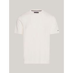 Vêtements Homme T-shirts & Polos Tommy Hilfiger MW0MW31526 MERCERIZED TEE-YBR WHITE Blanc
