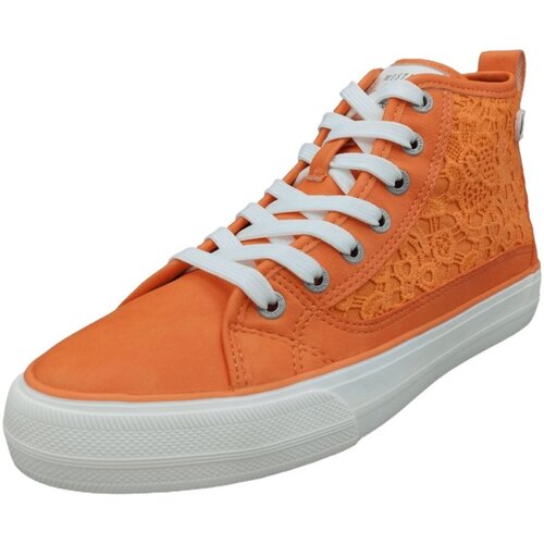 Chaussures Femme Baskets montantes Mustang  Orange