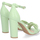 Chaussures Femme Sandales et Nu-pieds Nobrand Sandale à talon avec boucle Vert