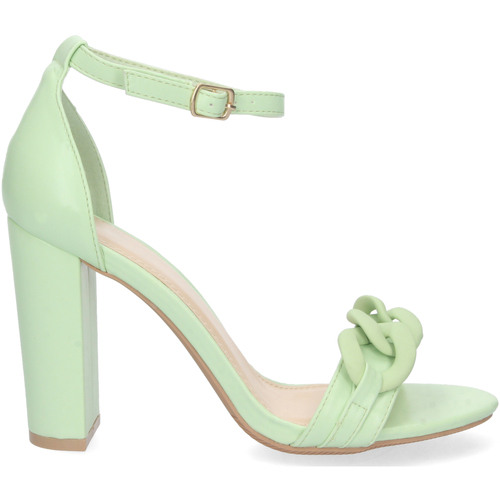 Chaussures Femme qui permettent à ceux qui les portent de se démarquer et daffirmer leur caractère Nobrand Sandale à talon avec boucle Vert