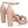 Chaussures Femme Sandales et Nu-pieds Nobrand Sandale à talon avec boucle Beige