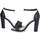 Chaussures Femme Sandales et Nu-pieds Nobrand Sandale à talon avec boucle Noir
