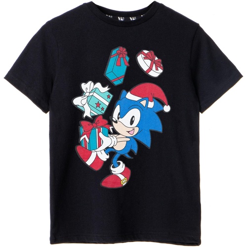 Vêtements Garçon T-shirts manches courtes Sonic The Hedgehog NS7977 Noir