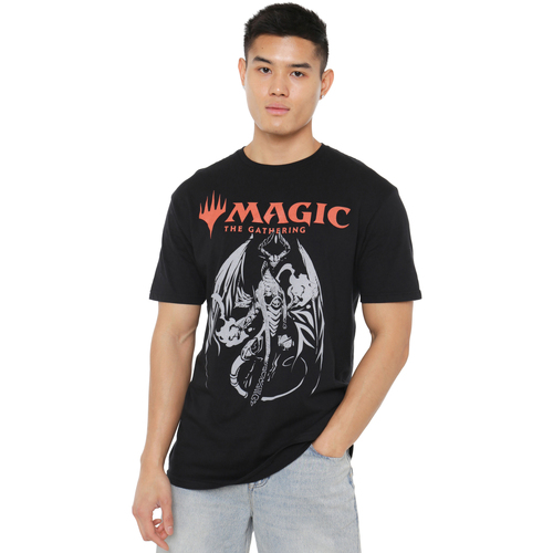 Vêtements Homme T-shirts manches longues Magic The Gathering  Noir