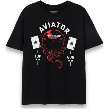 Vêtements Homme T-shirts manches longues Top Gun Aviator Bleu