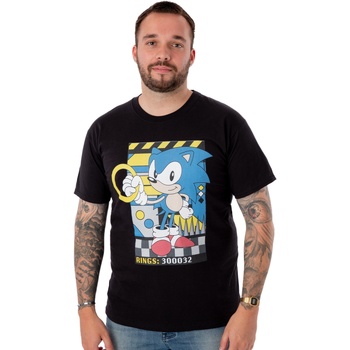 Vêtements Homme T-shirts manches longues Sonic The Hedgehog Classic Noir