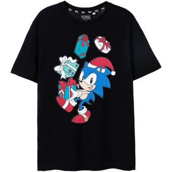 Vêtements Homme T-shirts manches longues Sonic The Hedgehog NS7940 Noir