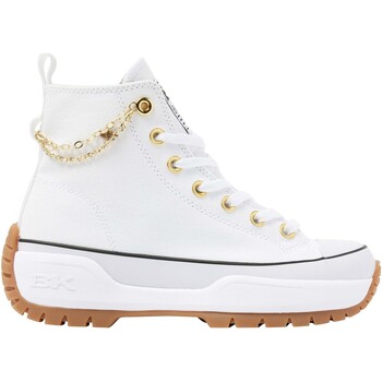 Chaussures Femme Baskets montantes New British Knights KAYA MID FLY FEMMES BASKETS MONTANTE Blanc