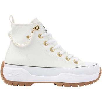 Chaussures Femme Baskets montantes New British Knights KAYA MID FLY FEMMES BASKETS MONTANTE Blanc