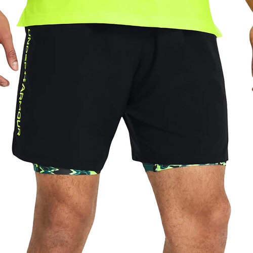 Vêtements Homme Shorts / Bermudas Under Moyen ARMOUR Ua Woven Wdmk Shorts Noir