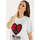 Vêtements Femme T-shirts manches courtes Moschino  Blanc