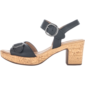Chaussures Femme Sandales et Nu-pieds Gabor Sandale à Talon Cuir Nappa Noir
