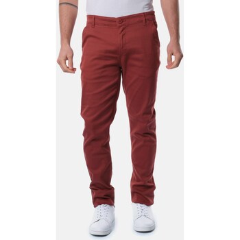 Vêtements Homme Pantalons Hopenlife Pantalon chino KIZARU rouge brique