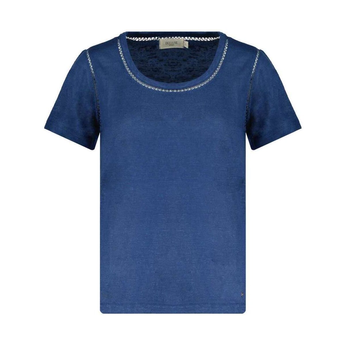 Vêtements Femme T-shirts manches courtes Deeluxe 128993VTPE22 Bleu
