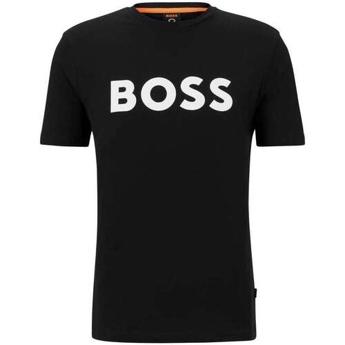 Vêtements Homme T-shirts manches courtes BOSS 140502VTPE24 Noir