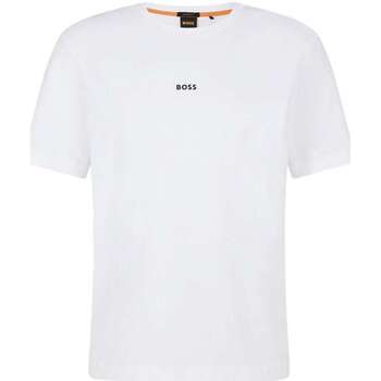 Vêtements Homme T-shirts manches courtes BOSS 143907VTPER27 Blanc