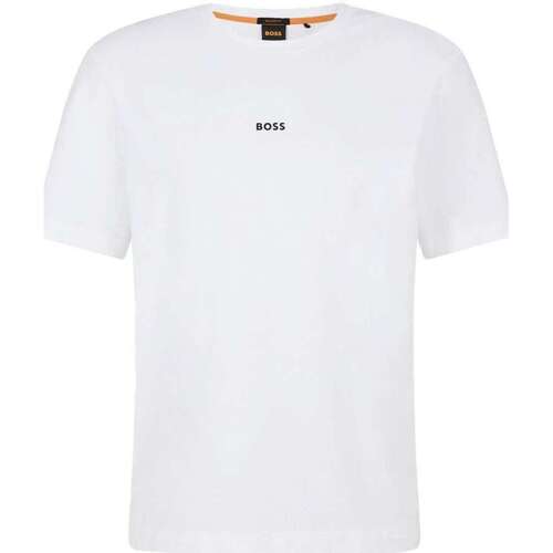 Vêtements Homme T-shirts manches courtes BOSS 143907VTPER27 Blanc