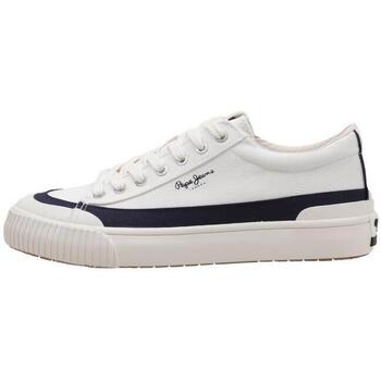 Chaussures Homme Baskets basses Pepe jeans Mason BEN BAND M Blanc