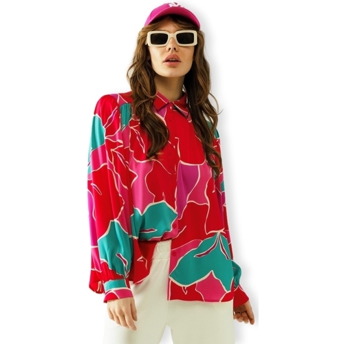 Vêtements Femme Tops / Blouses Q2 Top - Pink Multicolore