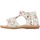 Chaussures Fille Sandales et Nu-pieds Naturino Sandales en cuir avec imprimé cerises QUARZO Blanc