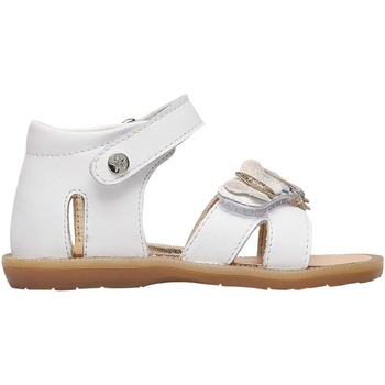 Chaussures Fille Le Temps des Cerises Naturino Sandales en cuir MORRIS Blanc