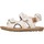Chaussures Fille Sandales et Nu-pieds Naturino Sandales en cuir avec citrons SKY Blanc
