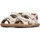 Chaussures Fille Sandales et Nu-pieds Naturino Sandales en cuir avec citrons SKY Blanc