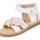 Chaussures Fille Sandales et Nu-pieds Naturino Sandales en cuir DACIA Blanc
