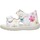 Chaussures Fille Sandales et Nu-pieds Falcotto Sandales ouvertes à scratch avec fleurs NEW RIVER Blanc