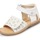 Chaussures Fille Sandales et Nu-pieds Naturino Sandales en cuir MAYA Blanc