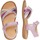 Chaussures Fille Sandales et Nu-pieds Naturino Sandales en cuir CHITSA Rose