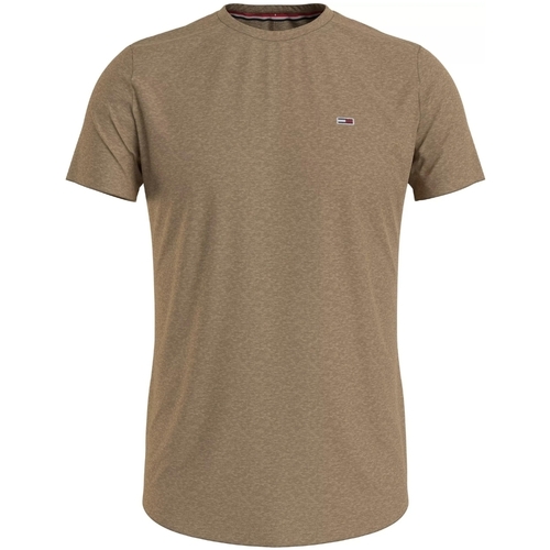 Vêtements Homme T-shirts & Polos Tommy Jeans T shirt  Ref 62618 AB0 Sable Marron