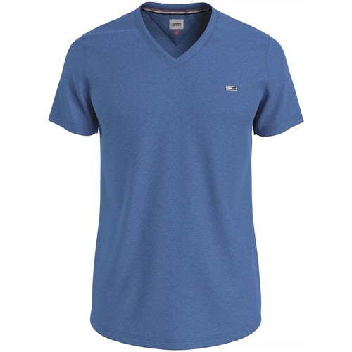 Vêtements Homme T-shirts & Polos Tommy Jeans T shirt  Ref 62619 C6C Bleu Bleu
