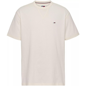 Vêtements Homme T-shirts & Polos Tommy Jeans T shirt  Ref 62616 YBH Blanc Blanc